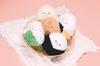 Skater Magnetic Plush Toy, Yururun Nigiri and Egg Nigiri (ZMNKH1-A)