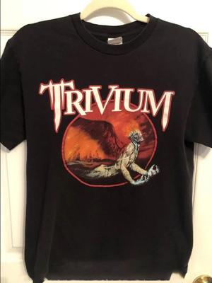 Тур-футболка Trivium Ascendancy 2005 Хлопковая Унисекс футболка Все размеры от S до 5XL UU286