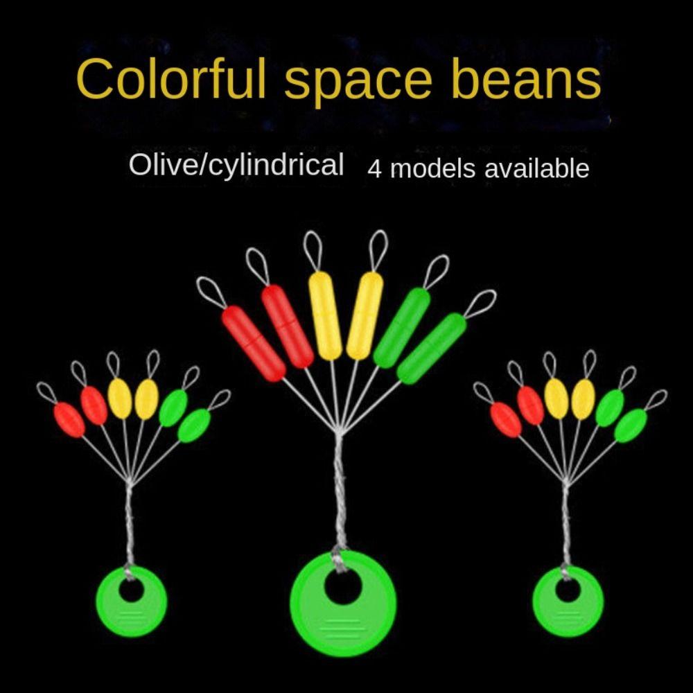 Рыболовные аксессуары Рыболовные плавающие бобы Рыболовные стопорные бусины Поплавочные бобы Овальный поплавок Рыбные бобы