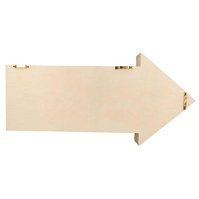 Flèche en bois - ARTEMIO - Flèche - À décorer - Pour adultes - Mixte