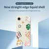 For iPhone 16e Case Animal Gathering Pattern Printing Straight Edge TPU Phone Back Cover