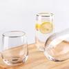 Cocktail Glass Crystal Glass Water Cup Breakfast Milk Juice Cups Party Barware Egg Shape Whiskey Glasses Single-deck Wine Glass