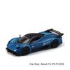 1:Модель спортивного автомобиля Huayra R GT3-RS Масштаб 32 Игрушка Звук Свет Открывающиеся двери Модели гоночных автомобилей Хобби Украшения Подарки