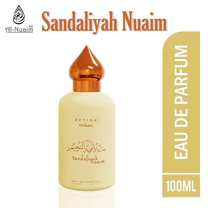 EFTINA от Al-Nuaim Sandaliyah Nuaim Eau De Parfum | EDP ​​Парфюмерия | Стойкие духи | Роскошная парфюмерия для мужчин и женщин | 100 мл