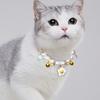 Жемчужное ожерелье для питомца Разнообразные изысканные стили Регулируемый размер Ошейник для кошки Ювелирный аксессуар Подвеска