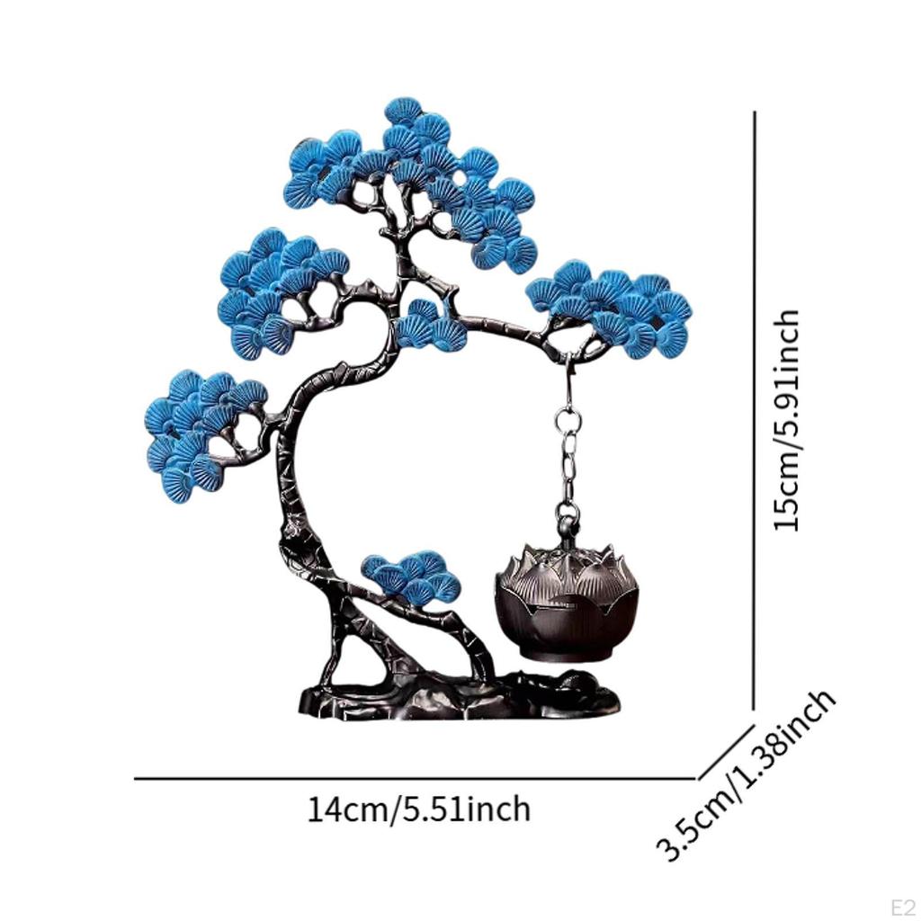 Подвесная курильница для благовоний в форме сосны для медитационного пространства