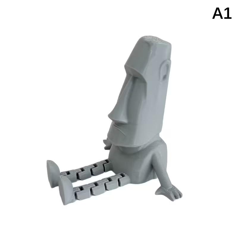 3D-печатная статуя Моаи с острова Пасхи, Моаи-украшение с подвижными суставами, Коллекционная фигурка, Декор для дома и рабочего стола, Подарок на вечеринку