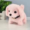 Electric Plush Dog Toy Baby Tummy Time Interactive Barking Tail Wagging Walking Puppy Toy Early Education Crawling Animal