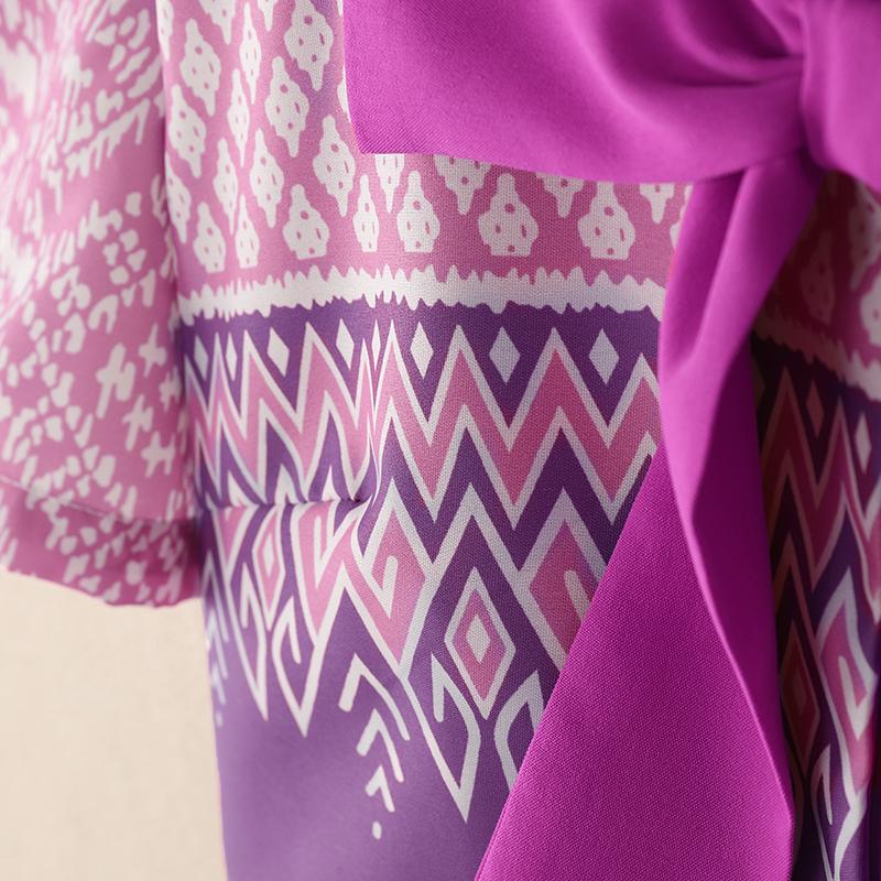 ZANZEA Женское платье с принтом, пэчворк, V-образным вырезом, летнее, повседневное, с коротким рукавом