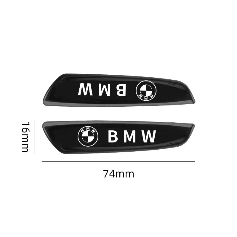 Металлическая наклейка на крыло автомобиля, металлическая противоударная полоса на дверь автомобиля для BMW Performance X1 X3 X5 E90 E91 E92 E60 E84