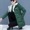 Winter Women Parkas Casual Hooded Jackets Autumn Warm Letter Print Long Female Coat Zipper Outerwear