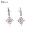Lindon Copper Alloy Zircon Earrings Drop Earrings For Women Wedding Party Gifts