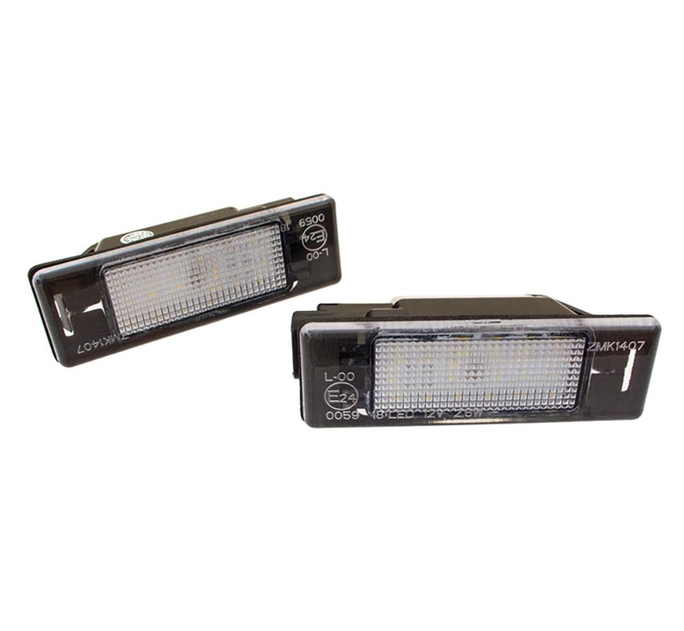 Led Licence Plate Light Kit, Autotune, For Peugeot 1007, 106 Ii, 207, 207 Cc, Sw, Peugeot 3008, Peugeot 307, Peugeot 307, Peugeot 308, Peugeot 406, Pe