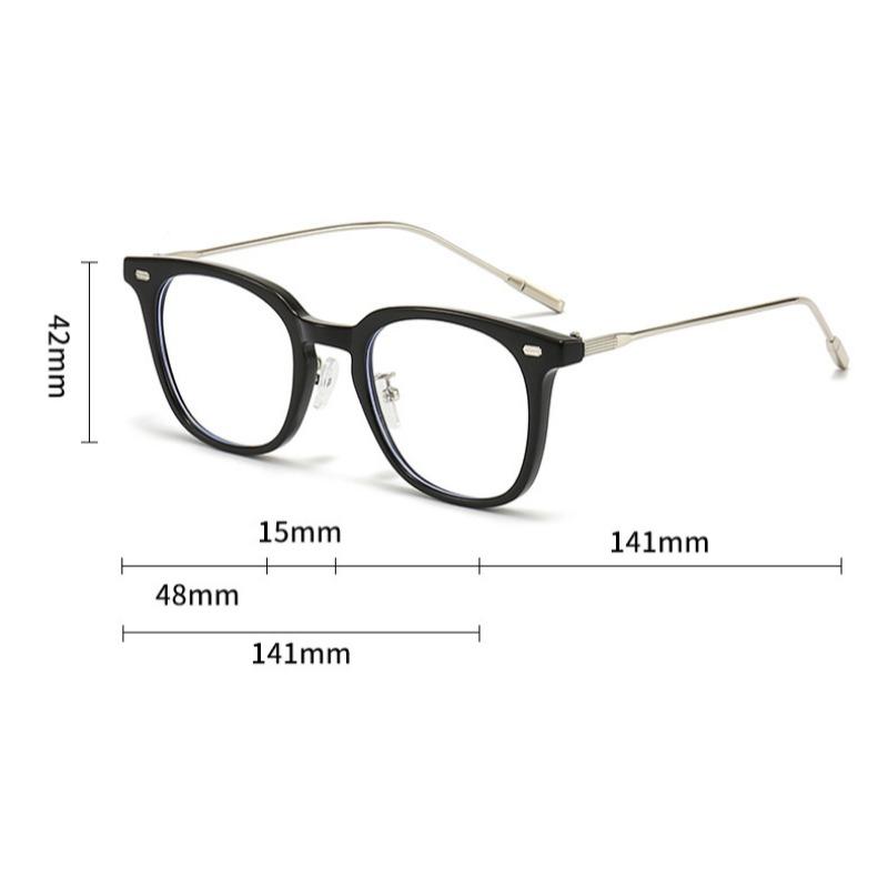 Outdoor Pochromic Anti Radiation Shades Glasses for Woman Man Square Metal Frame Transition Anti Radiation Eyeglasse