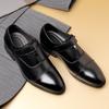 Мужские кожаные туфли новые деловые платья кожаные повседневные весенне-осенние дышащие мужские британские корейские остроносые туфли для жениха на свадьбу