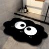 Cartoon Expression Diatom Mud Floor Mat Bathroom Bathroom Door Water Absorption Anti-slip Mat Household Quick-drying Easy-to-main Floor Mat