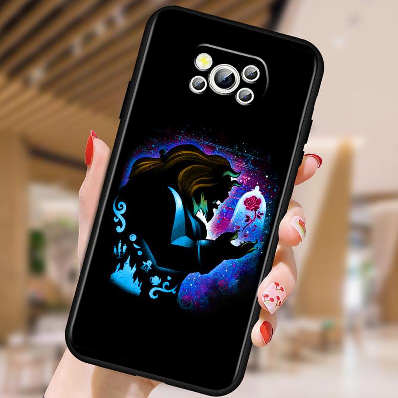 Принцесса аниме Белоснежка для Xiaomi Mi Poco F5 F4 F3 F2 X5 X4 X3 M6 M5 M5S M4 M3 C40 Pro GT NFC 5G черный чехол для телефона