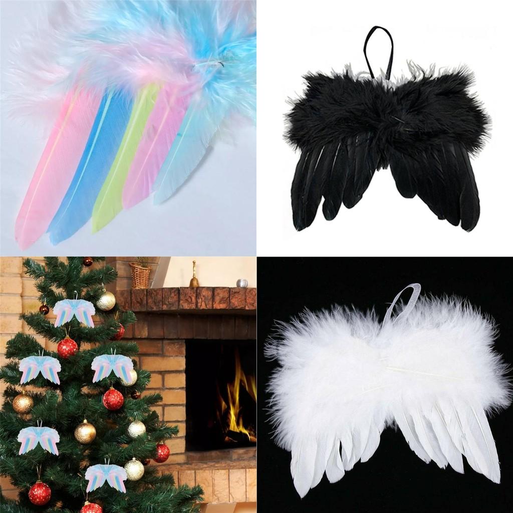 Мини Рождественская Елка Перьевые Крылья Декоративный Аксессуар Для Кукол Барби С Индивидуальными Цветами
