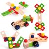Kids Wooden Toolbox Montessori Pretend Play Tool Children Nut Screw Assembly Simulation Repair Carpenter Educational Puzzle Toy