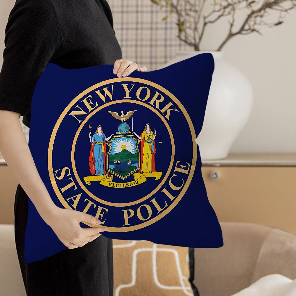 NNew York City Police Department NYPD Personalized picture text home decorative pillows Household Gifts xcm