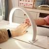 LED Nail Lamp for Desk White Light Beauty Fill Light New Half Moon Lamp  Manicure Shop