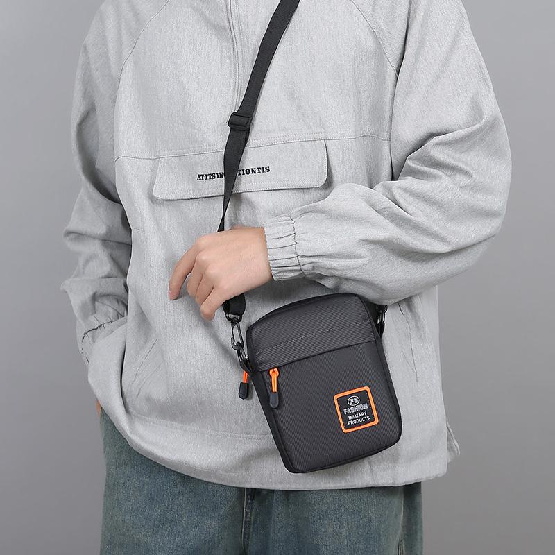 Мужская водонепроницаемая повседневная сумка через плечо, многофункциональная сумка для отдыха на открытом воздухе, сумка для телефона