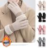 Winter Women Gloves Hand Warmer Thermal Fleece Lined Guantes Full Finger Touchscreen Waterproof Outdoor Sport Bike Cycling Glove