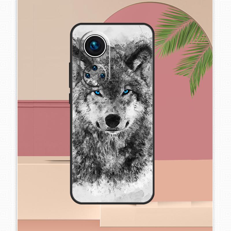 Wolf Howls Art Case For Honor Magic 7 Lite 5 6 8 Pro Honor 400 200 X9c X9b X9a X8b X8a X8c 50 70 90 Cover