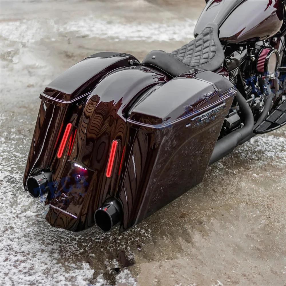 Motorcycle LED Brake Flowing Turn Signal Accent Light For Harley Touring Electra Road Glide FLHR CVO Limited