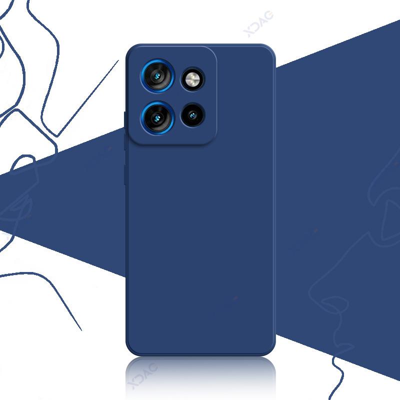 Чехлы для мобильных телефонов Motorola ThinkPhone 25 ThinkPhone25 5G 360 Мягкие роскошные квадратные жидкие силиконовые задние крышки Shield