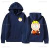 Sudadera con capucha con estampado de Anime Southes Park sudadera con capucha para hombre otoño e invierno jersey cálido de moda