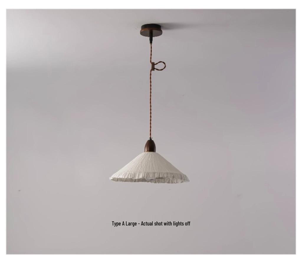 Japanese Wabi-Sabi Paper Art Pendant Light for Tea Room, Zen Homestay, Cafe, Bar Counter, and Entrance Decor.