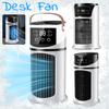 Portable Air Conditioner Desk Fan Spray Humidifier Air Cooling Fan Timing Circulation Wind Quiet Electric Fan for Home Office
