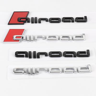 3D ABS Автомобильный Шильдик Allroad Задняя Крышка Багажника Эмблема Наклейки Для TT RS Sline Quattro A4 B8 A3 8P A6 C7 S5 Авто Украшение Наклейка