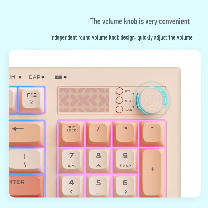 Lenovo K2 Pro Tri-Mode Mechanical-Feel Keyboard