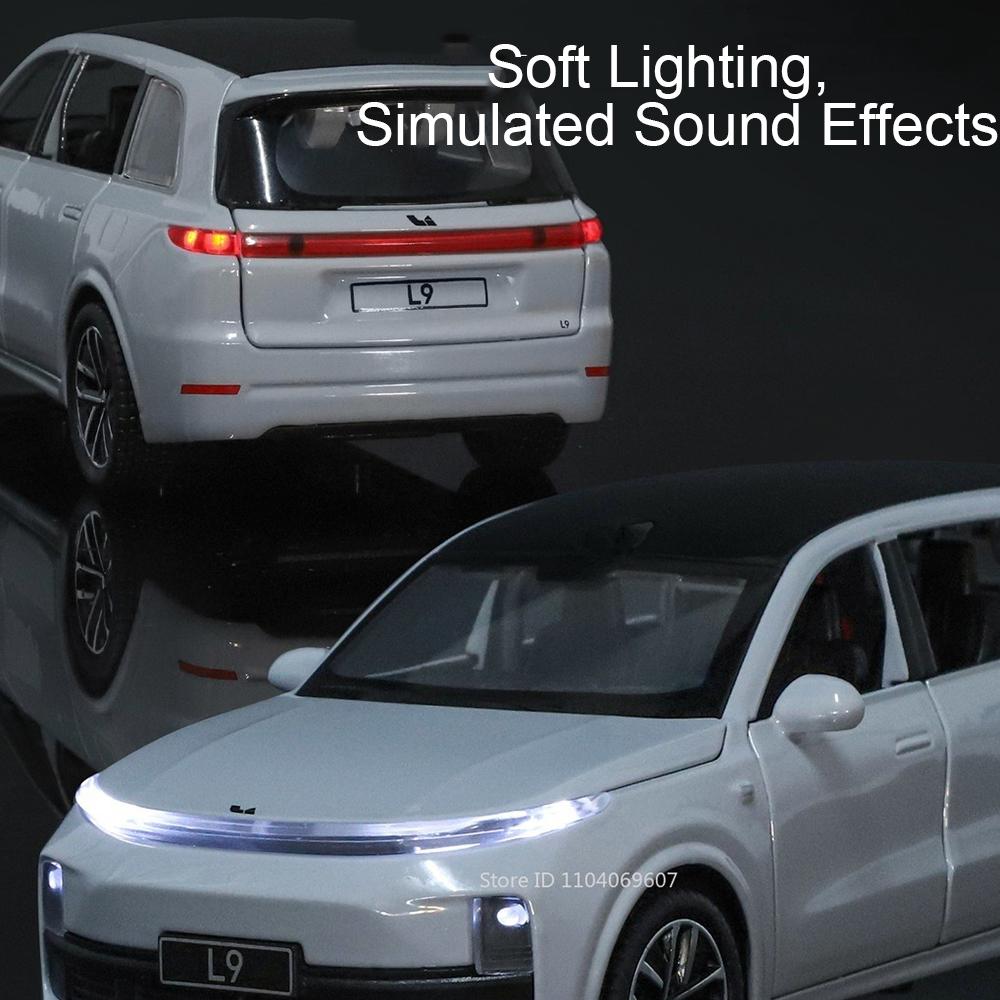 1:32 LEADING IDEAL L9 ONE Miniature Toys Alloy Diecast Models Cars Sound Light Pull Back Doors Opened Vehices Collect Decoration