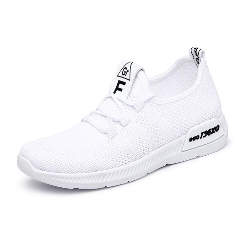 Women's Shoes Sneakers New Casual Shoes Fashion Trend Running Shoes Flying Knitted Sports Shoes Women