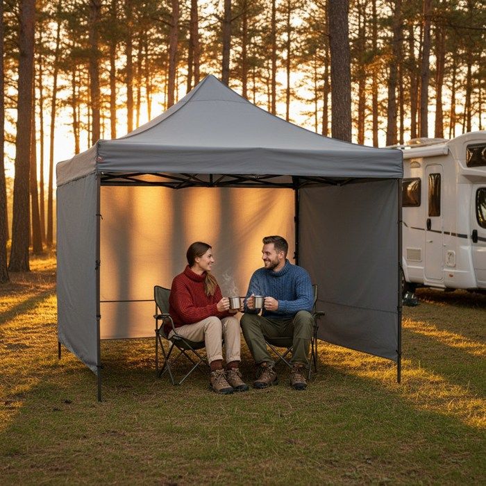 Tente - SPRINGOS - Pavillon de jardin 3x3 m - Imperméable - Facile à assembler - Élégante