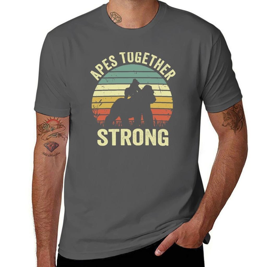 Apes Together Strong Tshirt Festival Casual Short Sleeve Tshirt