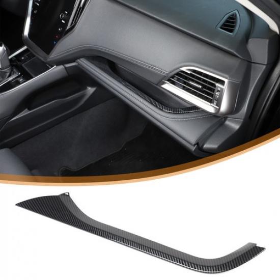 Carbon Fiber Center Console Dashboard Strip Trim Fit For Subaru Outback 21-23