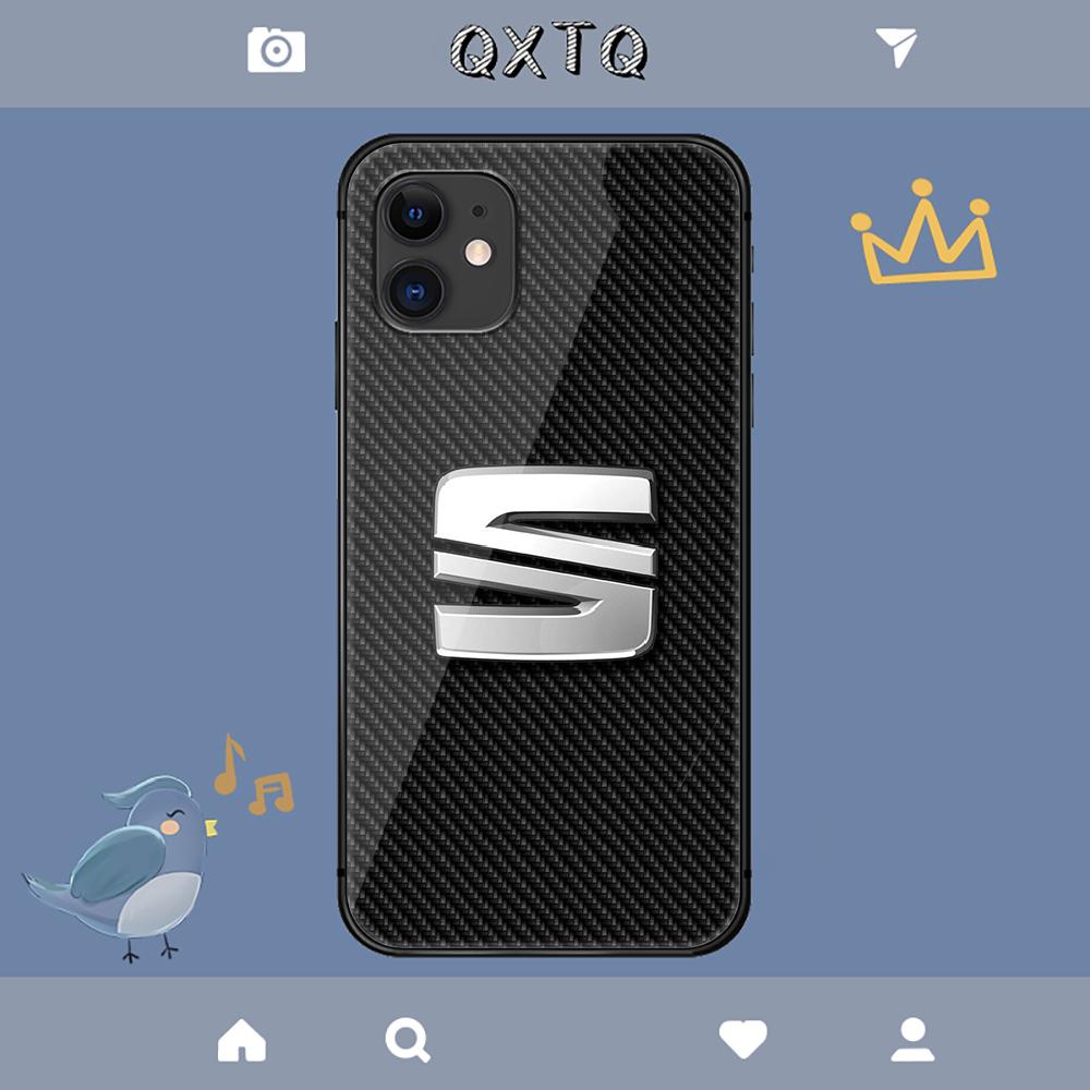 Чехол с логотипом испанской моды Cupras для iPhone Samsung Galaxy Redmi Note S 17 16 15 14 13 20 24 25 54 Pro Max Ultra Fe с крышкой из закаленного стекла