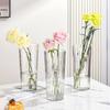 1 шт. Ведро для цветов Скандинавская гидропонная посуда Бытовой цветочный горшок Прозрачная ваза Украшение для дома и офиса 26x12 см