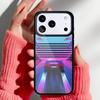 Синтвейв 80-х Ретро Неоновый Чехол для Телефона для iPhone 17 Air 16e 15 14 13 Pro Max Задняя Крышка для 12 11 Pro Coque