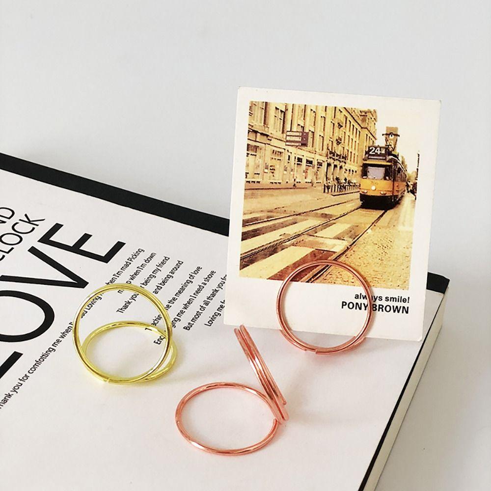 1шт держатель для карточек металлический настольный номерной стенд зажим для бумаги для заметок романтическая подставка для фотографий настольный декоративный зажим