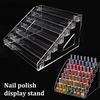 3/5/7-ярусная прозрачная акриловая подставка для лака для ногтей, коробка для хранения помады, пластиковая настольная витрина для косметики для нейл-салона