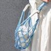 Портативный держатель для кружки крючком, полый, складная крышка для чашки, плетеная сетка, сумки для бутылок с водой