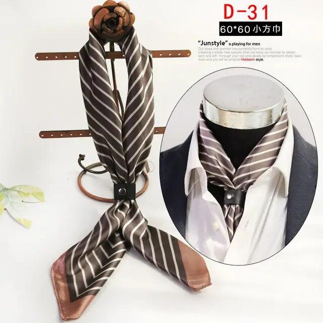 Cotton and Linen Men's Artistic Retro Scarf Korean Spring Autumn Winter Scarf Hip Hop Street Style Scarf Small Square Towel