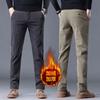 Winter Plush Thickened Boao Velvet New Casual Pants Corduroy Pants Business Straight Tube Loose Trendy Pants