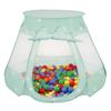 Selonis Игровая палатка 105x90см/100 шариков замок домик всплывающий шариковый бассейн пластиковые шарики для детей, мятный:желтый/зеленый/синий/красный/оранжевый