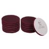 Uxcell 12pcs Scrubber Scouring Pads 400 Grit Drill Power Brush Hoop and Loop Surface Conditioning Discs Drill Scuffing Discs Scrub Pads for Home